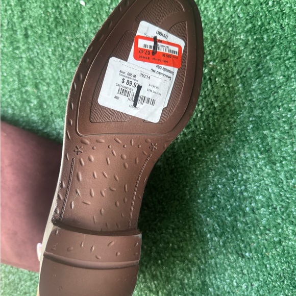 Franco Sarto Brown and Burgundy Ankle Boots - Picture 3 of 6